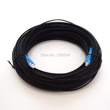 50M FTTH Fiber Optic Drop Cable Patch Cord SC to SC Simplex Singlemode SC-SC 50 Meters SM Fiber Optic Jumper 2024 - buy cheap