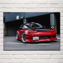 Japanese tuning 200sx modified sports car posters on the wall picture home living room decoration for bedroom KH225 2024 - buy cheap