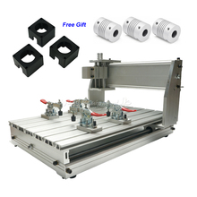 Ball Screw Mini CNC 3040 Z-DQ Engraving Machine Frame Kit with 3pcs Couplings Stepper Bracket 4pcs  Clamp for  Router 2024 - buy cheap