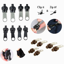 6pcs Hot Fix Zipper Zipper Head Universal Kit Replacement Instant Repair Fix A Zipper Convenient Useful 2024 - купить недорого
