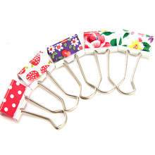 24Pcs/set Colorful Metal Binder Clips File Paper Clip Office Supplies Photo Message Ticket File Clips School Supplies Stationery 2024 - buy cheap