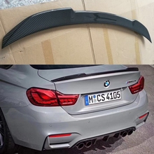 CS style carbon fiber rear truck spoiler For BMW M4 Coupe F82 F32 M4 Spoiler carbon Wings car styling 2014 - UP 2024 - buy cheap