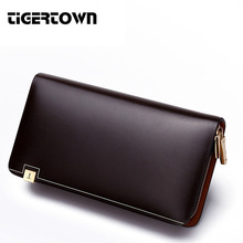 Luxury Wallet Male Genuine Leather Cowhide Purse Men Fashion Long Money Clutch With Card Holders Pocket Wallet Hand Bag 2024 - buy cheap