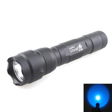 U-F WF-502B 3W 1xCREE XR-E Q5 Blue Light 465nm-485nm LED Flashlight (1x18650) 2024 - buy cheap