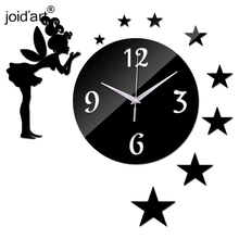 new  3d best wall clock living room acrylic Stickers home decoration diy mirror clocks fairy children's novelty watch deocr 2024 - buy cheap