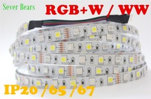 5M RGBW 5050 LED strip Light Waterproof IP20 IP65 IP67 DC12V SMD 60Leds/M 300 LEDS Flexible Bar Light strips RGB + White light 2024 - buy cheap