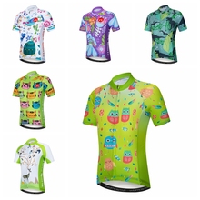 Camisa de manga curta para ciclismo infantil, camiseta e blusa para ciclismo para meninos e meninas camiseta de bicicleta 2024 - compre barato