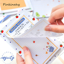 Forest Series Kawaii Diary Daily Week plan Sticky Notes Office Decor Memo Pad Paper Supplies Decoration Stationery 2024 - buy cheap
