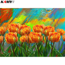 Diamante bordado Floral completo diamante cuadrado pintura flores Cruz puntada de mosaico de fotos de diamantes de imitación Hobby XY1 2024 - compra barato