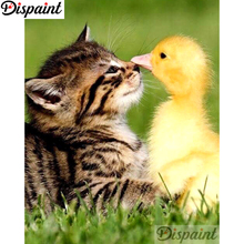 Dispaint Full Square/Round Drill 5D DIY Diamond Painting "Cat duck" Embroidery Cross Stitch 3D Home Decor A10882 2024 - buy cheap