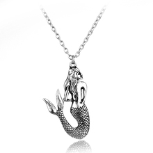 dongsheng Mermaid pendants Long Chain Necklaces Pendants Mermaid Punk Necklace Tale Jewelry For Women Gifts -30 2024 - buy cheap
