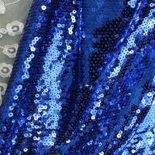 GLace 1Y/Lot blue 5mm sequin fabric encryption fish scale sequin lace fabric for wedding dress accessories TX871 2024 - buy cheap