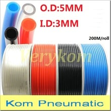 200M/piece High Quality Pneumatic Hose PU Tube OD 5MM ID 3MM Plastic Flexible Pipe PU5*3 Polyurethane Tubing Hose 5x3 2024 - buy cheap