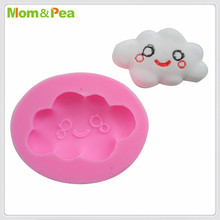 Mom & Pea-Molde de silicona con forma de nube para decoración de tartas, molde 3D de Fondant, grado alimenticio, MPA1932 2024 - compra barato