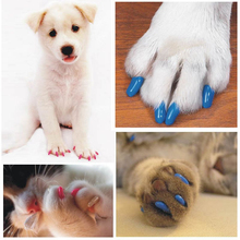 Цветные мягкие резиновые колпачки для кошек и собак, аксессуары для защиты от повреждений 2024 - купить недорого