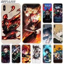 Demon Slayer Kimetsu no Yaiba Soft Silicone Case For iPhone 13 11 12 Pro X XS Max XR 6 6S 7 8 Plus SE Mini Cover 2024 - buy cheap