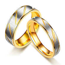 Мужские и женские обручальные кольца Maxmoon из нержавеющей стали, золотые обручальные кольца для помолвки и юбилея 2024 - купить недорого
