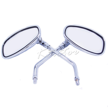 Chrome Custom Motorcycle Rearview Side Mirrors for Honda CB1000R CB600F CBF1000 Shadow Aero 750 Chopper Scooter 10MM Thread 2024 - buy cheap