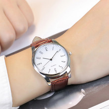 2018 Clock New Fashion Brand Watch Mens Simple Business Fashion Leather Quartz Wrist Watch relogio masculino drop shipping P20 2024 - buy cheap