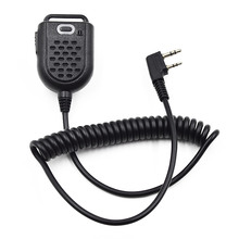 2 Pin Mini Speaker Microphone PTT Mic for Walkie Talkie Kenwood Baofeng UV-5R UV-5RE Plus BF-888S GT-3 H777 TYT PUXING Ham Radio 2024 - buy cheap