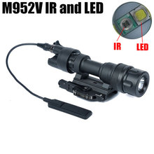 M952V IR Scout Tactical Weapon Light LED White Light Output Waterproof Remote Switch Pressure Flashlight QD Mount Picatinny Rail 2024 - buy cheap