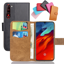 For Lenovo Z5 Pro GT 855 Case 6 Colors Flip Soft Leather Crazy Horse Phone Cover Stand Function Cases Credit Card Wallet 2024 - buy cheap
