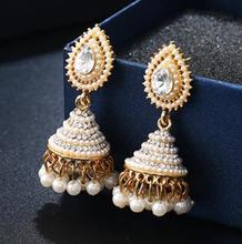 Lovely Fine Earring Girls Wedding wholesale earring fashion personality drops Pearl girl Long tassel lies with eardrops 2024 - buy cheap