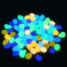 50Pcs Glow in the Dark Garden Pebbles Glow Stones Rocks For Walkways Garden Path Patio Lawn Yard Decor Luminous Stones Jardin 2024 - buy cheap