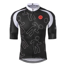 2019 Weimostar Men's Cycling Jersey Short Sleeve Bike Clothing Black 2024 - buy cheap