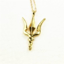 Ukraine Symbol Trident Necklace Neptune Greek Spear Olympians Trident Anchor Poseidon's weapon pendant Necklace jewelry 2024 - buy cheap