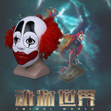 Halloween Clown Mask Cosplay ANIMAL WORLD YiFeng Lee Funny Joker with Hat Masks Helmet Party Props 2018 Movie New 2024 - buy cheap