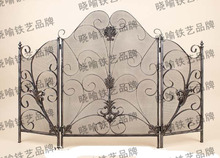 Wrought iron mantel Thirty percent screen guardrail fireplace screen 1121 2024 - buy cheap