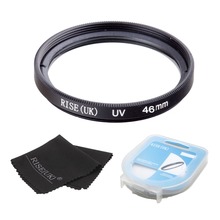 46 ММ ультрафиолетовый защитный УФ-фильтр для объектива + чехол + подарок для Nikon Canon Sony Pentax Sigma OM- 2024 - купить недорого