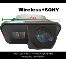 HD! WIFI камера беспроводная автомобильная камера заднего вида SONY чип для TOYOTA Corolla Tarago Previa Wish Alphard 2024 - купить недорого
