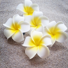 Women 6Pcs/Set Plumeria Flower Hair Clip Accessories Hairpins Resort Essential Egg Flower Barrette Hawaiian Wedding Party 2024 - buy cheap