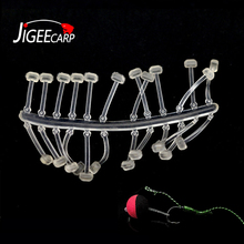 JIGEECARP 100PCS Carp Fishing Plastic Bait Stops for Boilie Bait Pop Up Stop Holder Screw Inserts Hair Rig Tackle Fishing Gears 2024 - buy cheap