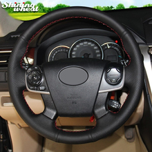 Чехол из натуральной кожи для руля Toyota Camry 2012-2015 2024 - купить недорого