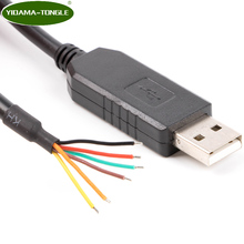 FTDI chip usb to 5v TTL UART serial cable, wire end, 1.5m, TTL-232R-5V-WE compatible 2024 - buy cheap