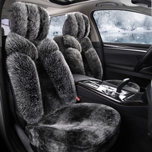 Чехлы для автомобильных сидений Универсальный размер теплые мужские из лисьего меха общие подушки для автомобильных сидений автомобильный Стайлинг для BMW Audi Toyota benze Универсальный 2024 - купить недорого