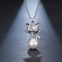 Emmaya Brand Charm Originality AAA Cubic Zircon Cartoon Cat Pendant Adjustable Necklace for Women Fashion Crystal Jewelry Gift 2024 - buy cheap