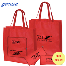 Non woven foldable tote bag Non woven shopping bag with zipper foldable shopping tote bag Low price+ESCROW accept 2024 - buy cheap
