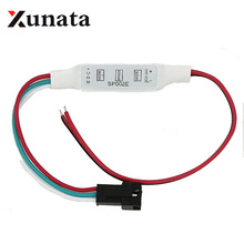 DC5 12V 24V 3Key Mini Led pixel Controller For WS2811 TM1809 SK6812 APA102 WS2812B LED Pixel Strip module 2024 - buy cheap