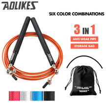 Crossfit Speed Jump Rope Professional Skipping Rope For MMA Boxing Fitness Skip Workout Training With Carrying Bag Spare Cable 2024 - купить недорого
