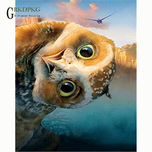 Cute pet owl gift 5D diy Full Square/Round Diamond Painting Cross Stitch Diamond Embroidery Diamond Mosaic Wedding decoration 2024 - buy cheap