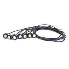 12V 23MM LED eagle eye car fog DRL daytime reverse parking signal yellow blue white red waterproof daytime running lights 2024 - buy cheap