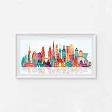 Asia landmark building Home Decor Canvas Art Print Painting Poster Frame not include Free Shipping Customizable 2024 - buy cheap