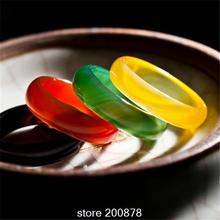 Bulk Wholesale Natural Man Carnelian Rings 8-10mm Stone Ring 50pcs Lot Promotion Gifts R008 2024 - buy cheap
