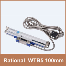 Free Shipping Rational WTB5 0.005mm 100mm linear scale TTL 5V optical sensor for milling lathe CNC 2024 - buy cheap