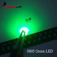 1000 Uds envío gratis verde 0805 SMD LED diodos luz verde puro Esmeralda 520-530nm 3,0-3,4 v 2024 - compra barato