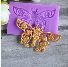 butterfly silicone fandont mold Silica gel moulds butterfly Chocolate molds butterflies cake baking decoration tools candy mould 2024 - buy cheap